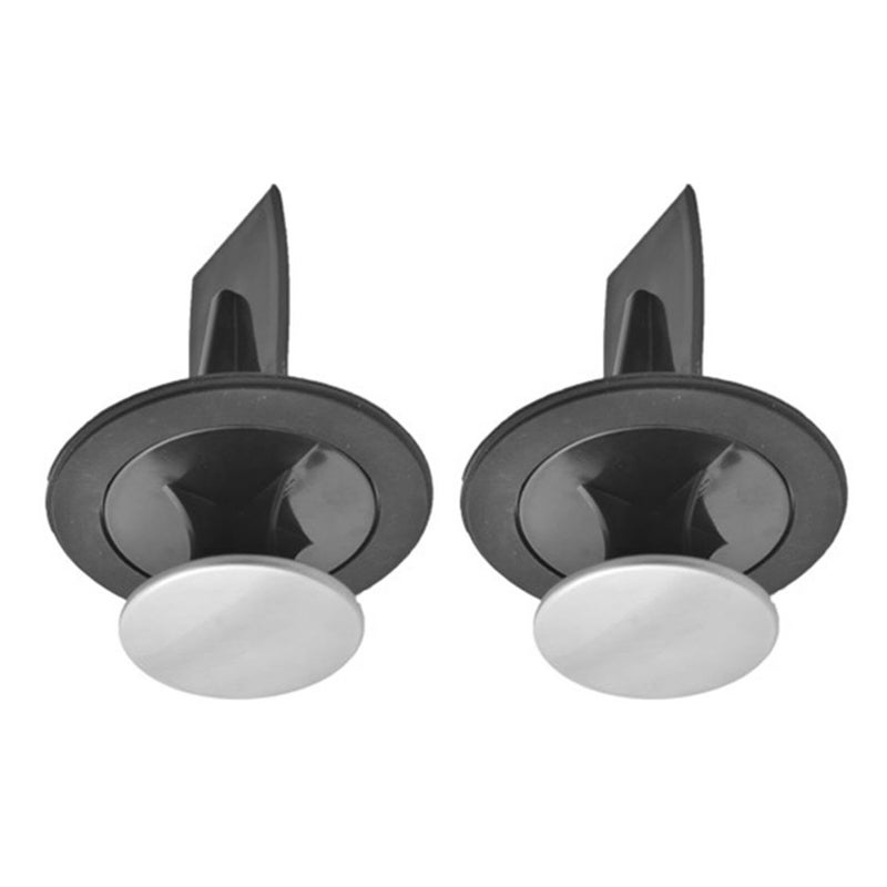 Stainless Steel 80mm Garbage Disposal Sink Plug And Drain Stopper 2pcs Kitchen Food Waste Disposal Cover Anti Clogging Splash Guard - Image 2