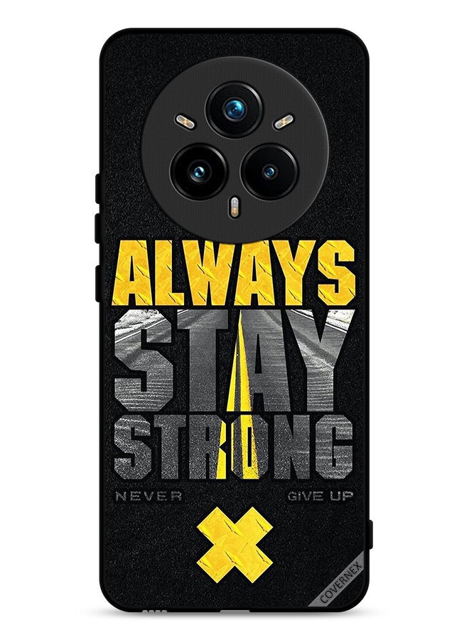 Covernex Realme 14 Pro 5G Protective Case Cover Always Stay Strong Never Give Up