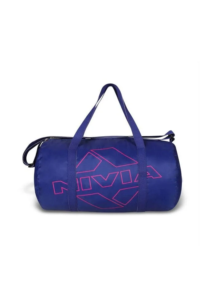 نيفيا Nivia Enfold 2.0 Duffle Polyester Gym Bag - Royal Blue with Pink Accents, 18L Capacity