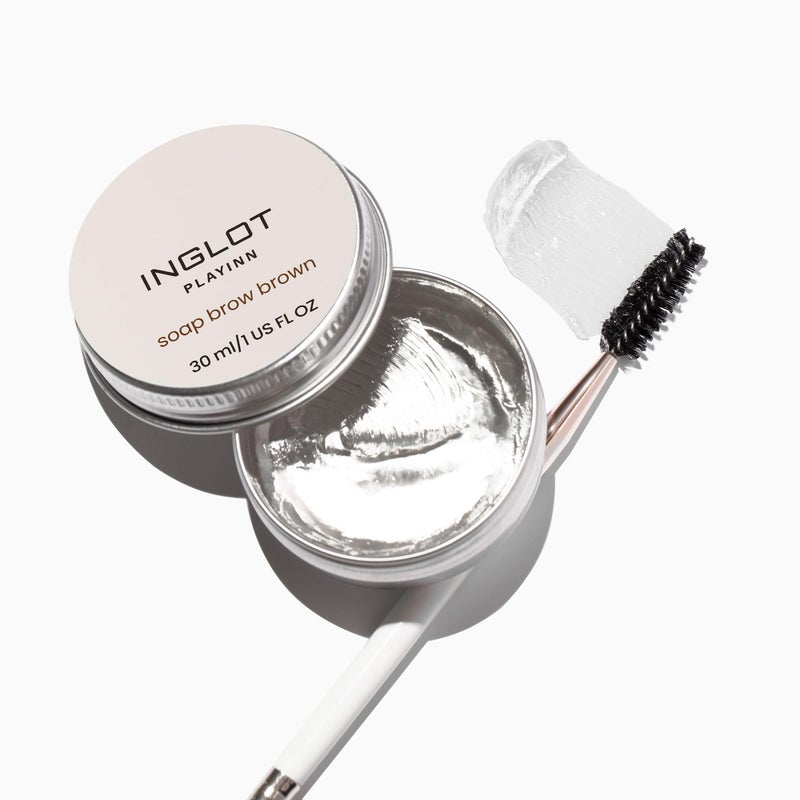 Inglot إنجلوت صابون تحديد الحواجب الشفاف - Image 5