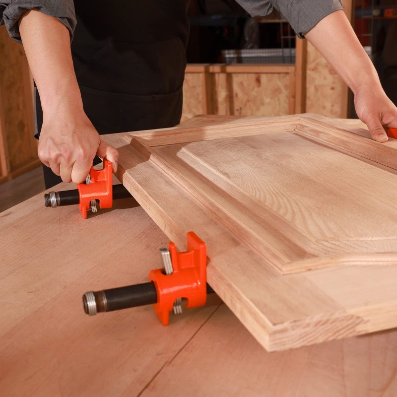 PONY 2-Pack 52 Wood Gluing Pipe Clamp Fixture for 1/2 Inch Black Pipe - Image 5