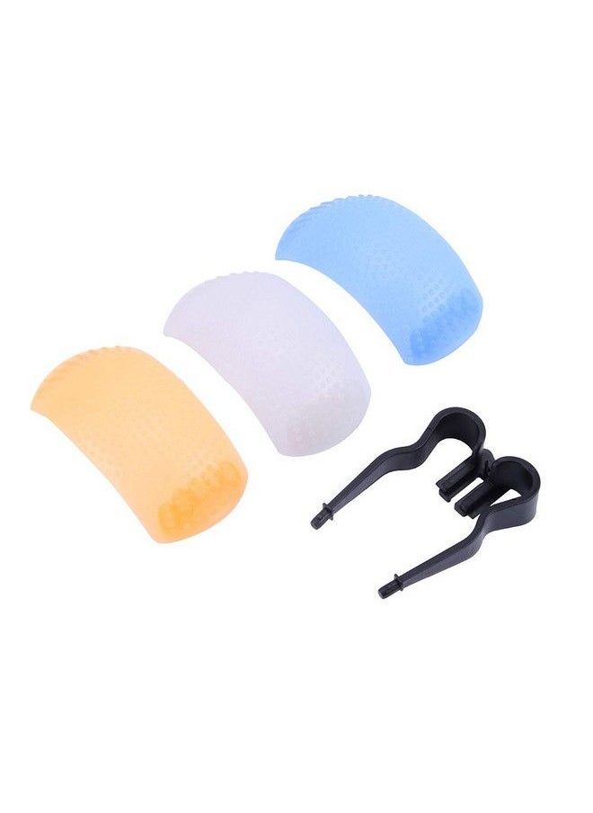 Rodipu - Practical 3 Color 8741Mm Flash Bounce Diffuser Cover Flash Diffuser Cover Popup For Camera Flash Photography - Image 1