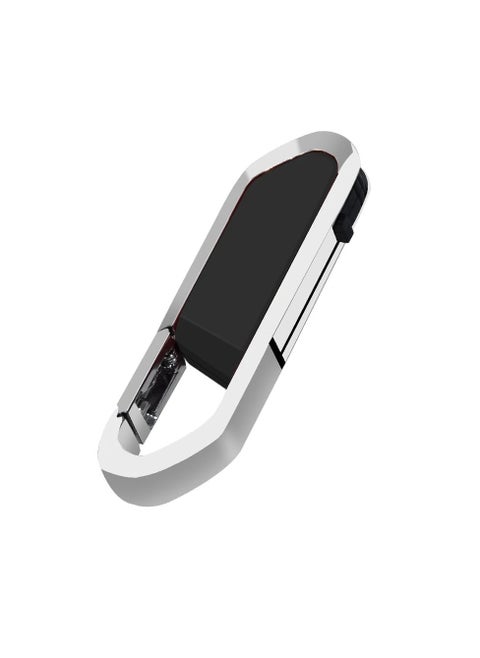 USB Flash Drive, Portable Metal Thumb Drive with Keychain, USB 2.0 Flash Drive Memory Stick, Convenient and Fast Pen Thumb U Disk for External Data Storage, (1pc 128GB Black)