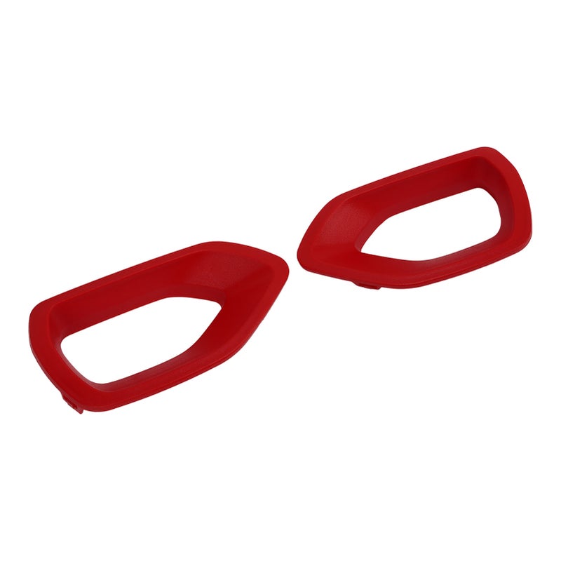 2PCs Car Air Intake Grille Upper Red Grille Bezel 68417504AB Replacement for Dodge Charge SRT Scat Pack 2015‑2022 - Image 5