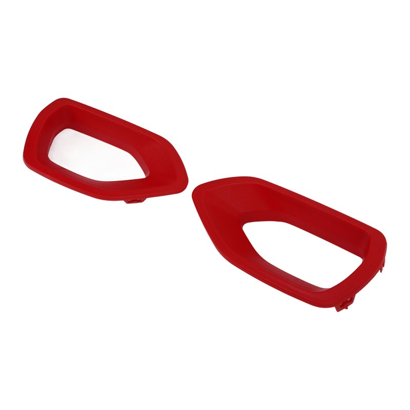 2PCs Car Air Intake Grille Upper Red Grille Bezel 68417504AB Replacement for Dodge Charge SRT Scat Pack 2015‑2022 - Image 3