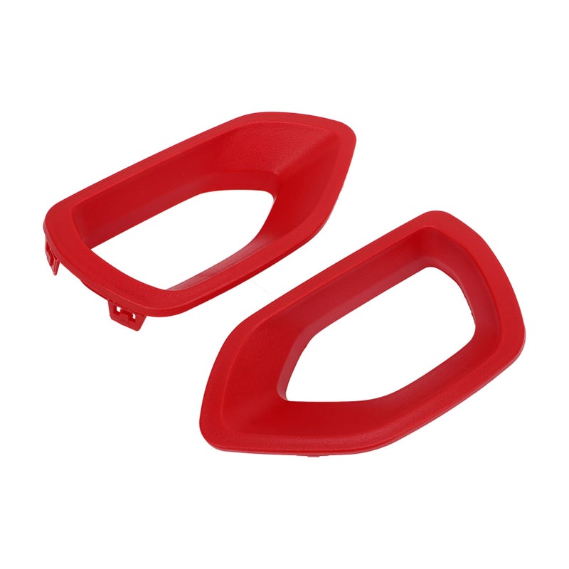 2PCs Car Air Intake Grille Upper Red Grille Bezel 68417504AB Replacement for Dodge Charge SRT Scat Pack 2015‑2022 - Image 4