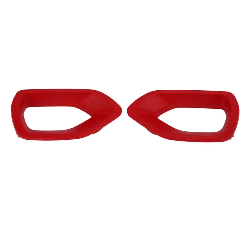 2PCs Car Air Intake Grille Upper Red Grille Bezel 68417504AB Replacement for Dodge Charge SRT Scat Pack 2015‑2022 - Image 2