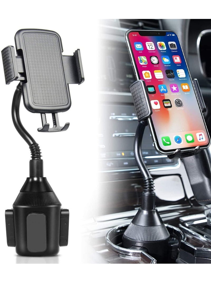 ELTRAZONE Cup Holder Phone Mount Universal Adjustable Gooseneck Cup Holder Cradle Car Mount for Cell Phone iPhone Xs/XS Max/X/8/7 Plus/Galaxy - Image 2