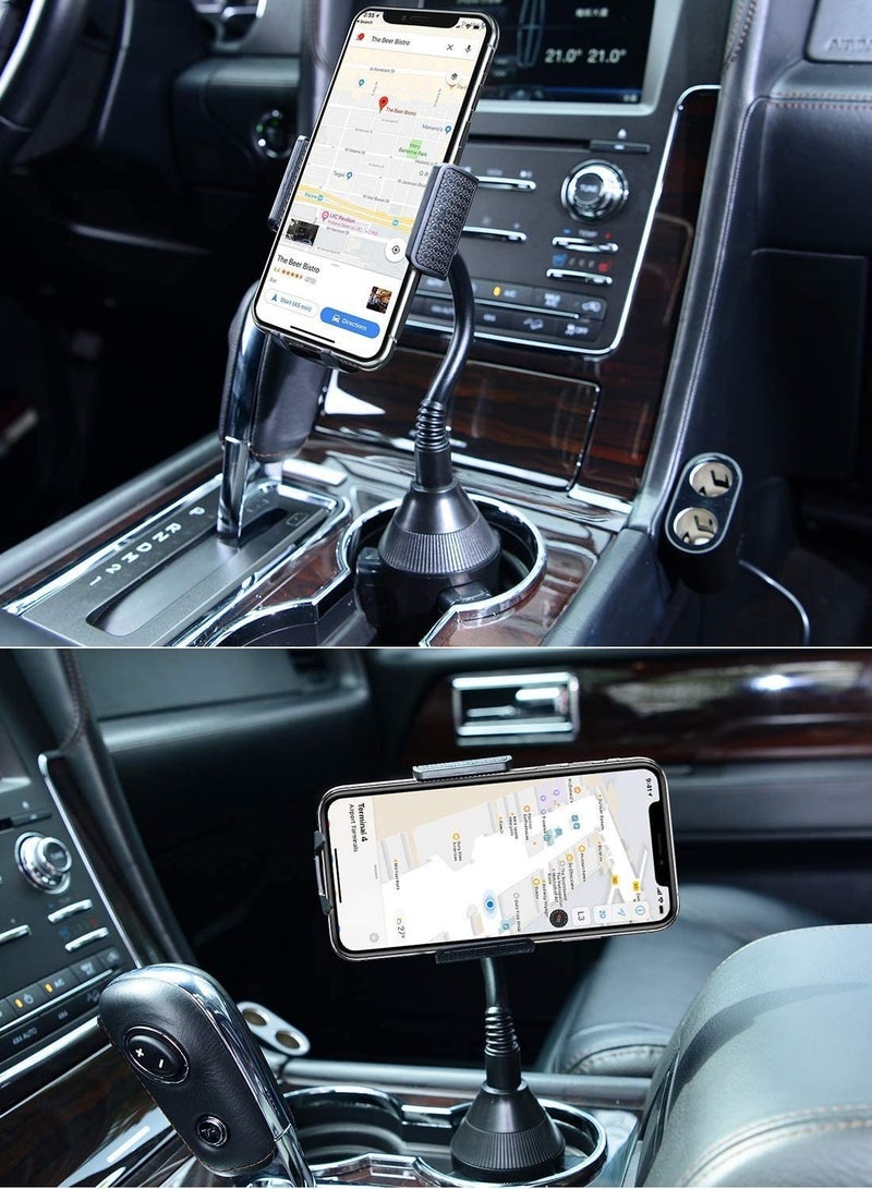 ELTRAZONE Cup Holder Phone Mount Universal Adjustable Gooseneck Cup Holder Cradle Car Mount for Cell Phone iPhone Xs/XS Max/X/8/7 Plus/Galaxy - Image 4