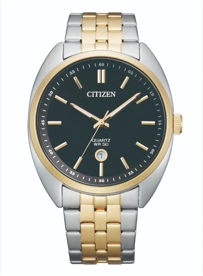 CITIZEN Men's Stainless Steel with Two-Tone Gold plating Strap Quartz Men Watch BI5094-59E - 42 mm