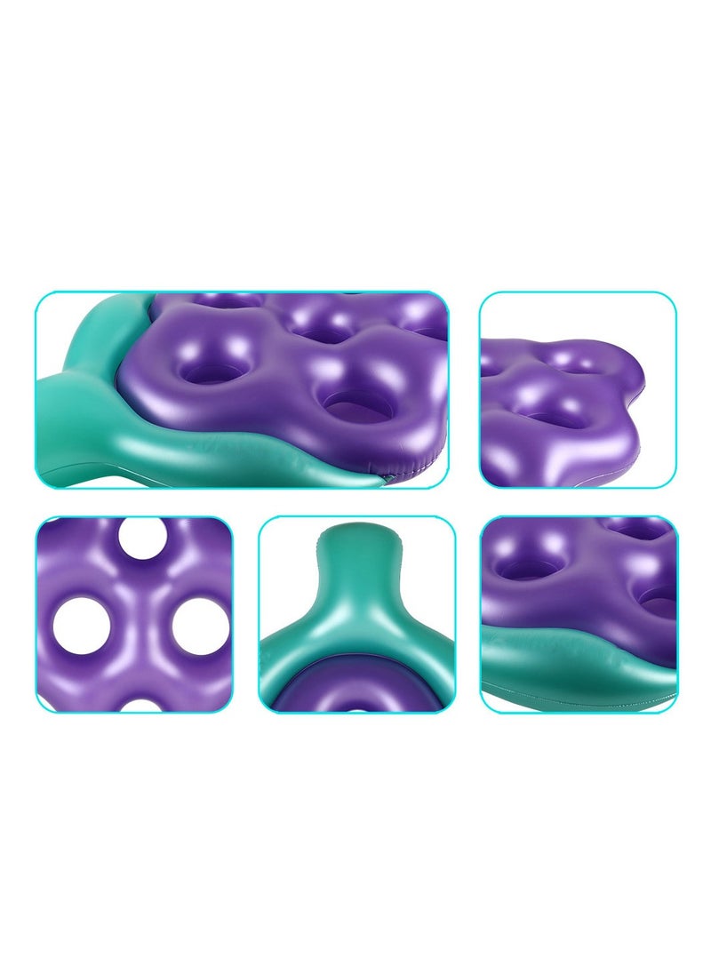 null - Grape Float Raft Adult Water Toy Inflatable Pool Lounge Swimming Pool Floats Raft Inflatable Pool Floating Mat for Summer Parties - Image 1