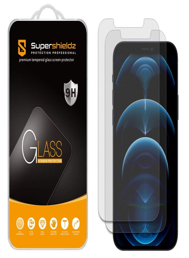 Supershieldz حماية الشاشة سوبر شيلدز (عبوة 2) مضادة للتوهج (مات) مصممة لجهاز آيفون 12 وآيفون 12 برو (6.1 بوصة) [زجاج مقسى] مضادة لبصمات الأصابع، مضادة للخدش، خالية من الفقاعات - Image 1