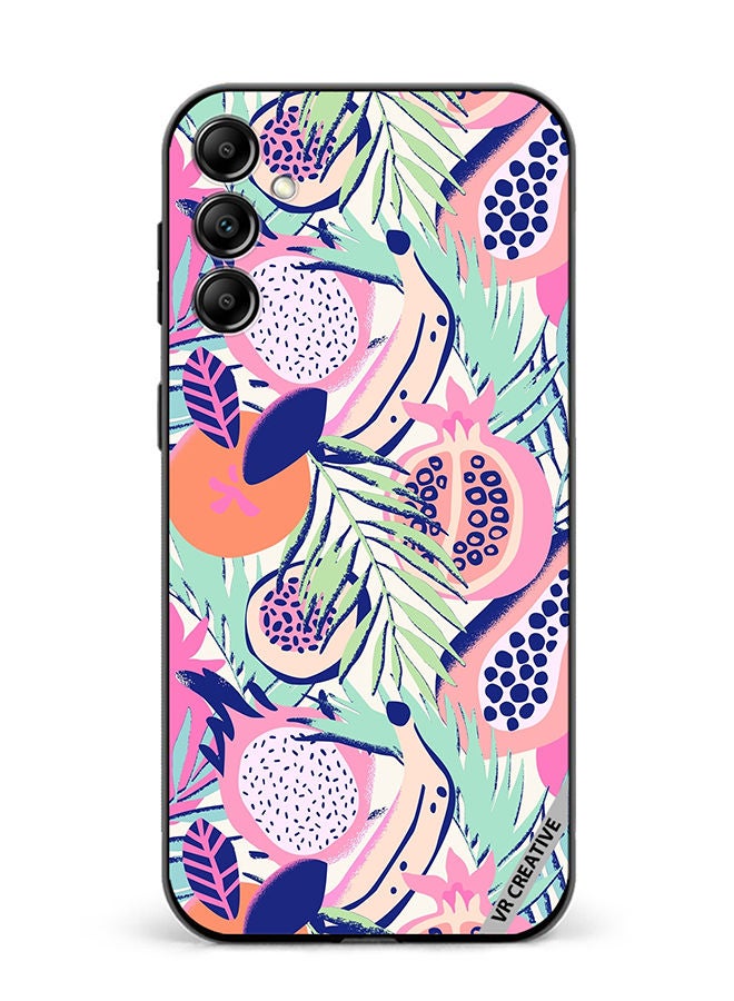 VR CREATIVE Protective Case Cover For Samsung Galaxy A14 5G/A14 Abstract Dragon Fruit Design Multicolour - Image 1