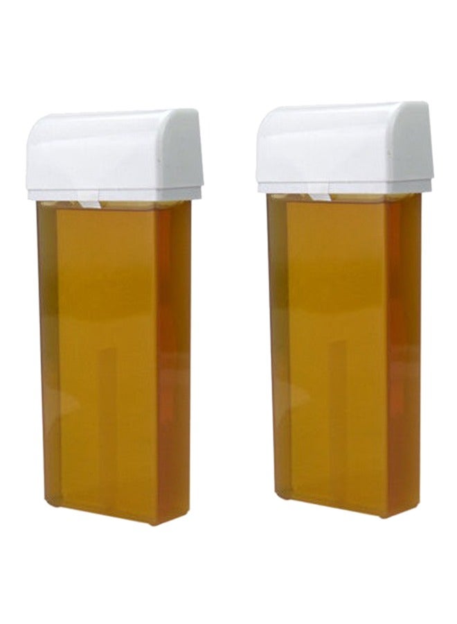 رويال عبوة إعادة تعبئة شمع إزالة الشعر من قطعتين