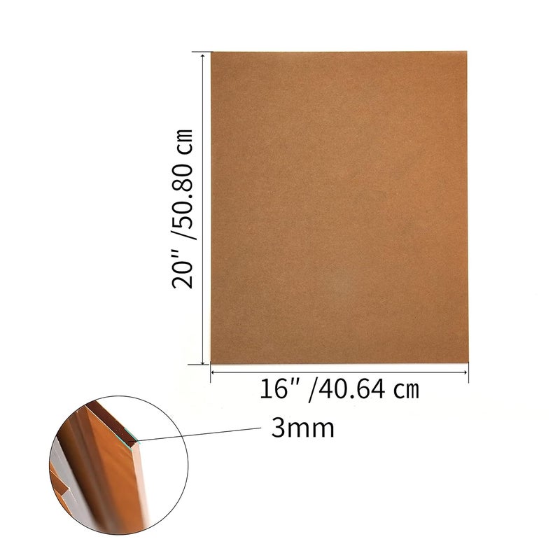 Lesnlok قطعتان من الألواح الأكريليكية مقاس 16" x 20"، شفافة وسميكة 1/8 بوصة (3 مم)، مغطاة بورق واقي للاستخدام في اللافتات والأغراض المختلفة مثل إطارات الملصقات، إطارات الصور، الأعمال اليدوية، أرفف العرض، الحواجز الصوتية، حاملات الكتيبات، أسطح الطاولات، المنصات، لوحات القوائم، وأي شيء آخر تريده! - Image 2