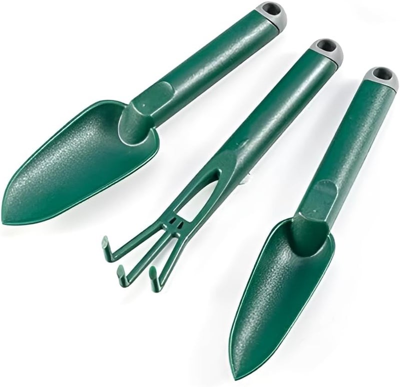Oblivion 3 Pcs Gardening Tool Set, Hand Tool Kit for Home Gardening, Small Sized Hand Cultivator, Small Trowel, Garden Fork, Perfectly Sized, Ideal for Home Gardening and Lawn - Image 1