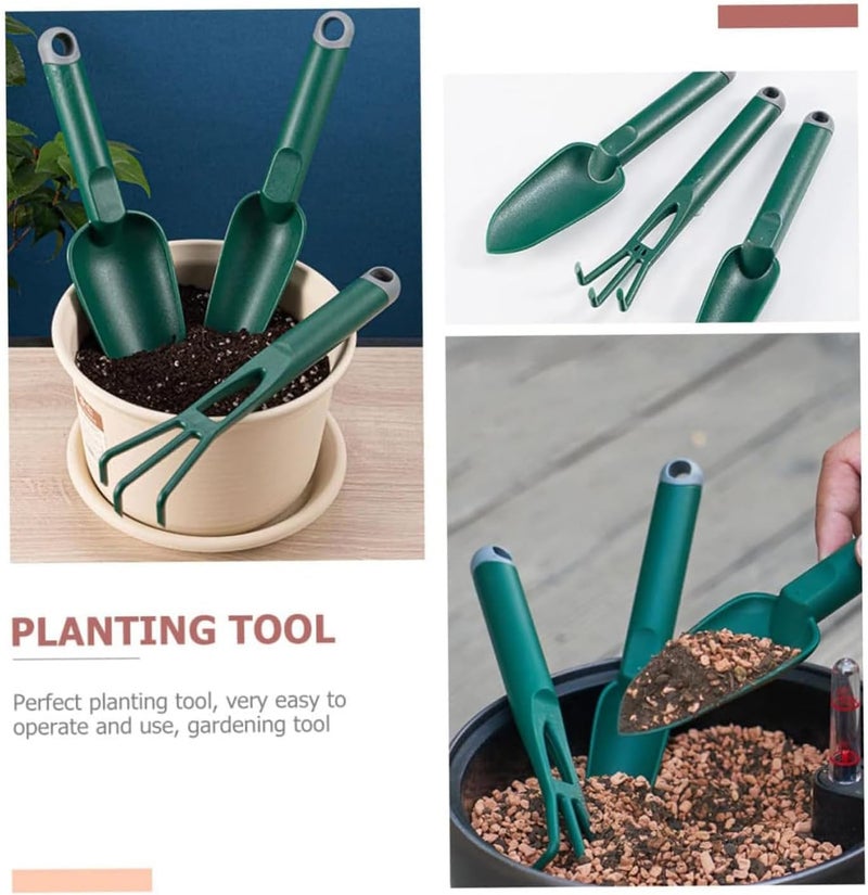 Oblivion 3 Pcs Gardening Tool Set, Hand Tool Kit for Home Gardening, Small Sized Hand Cultivator, Small Trowel, Garden Fork, Perfectly Sized, Ideal for Home Gardening and Lawn - Image 2