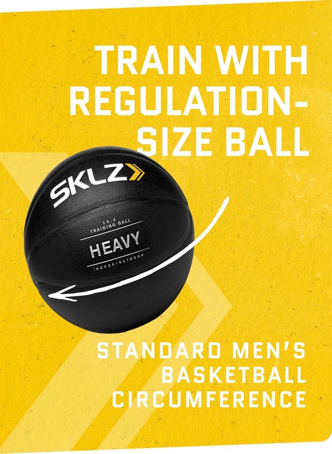 SKLZ Basketball Heavy Weight Control Ball Regulation Size Weighted Training Basketball - Image 4