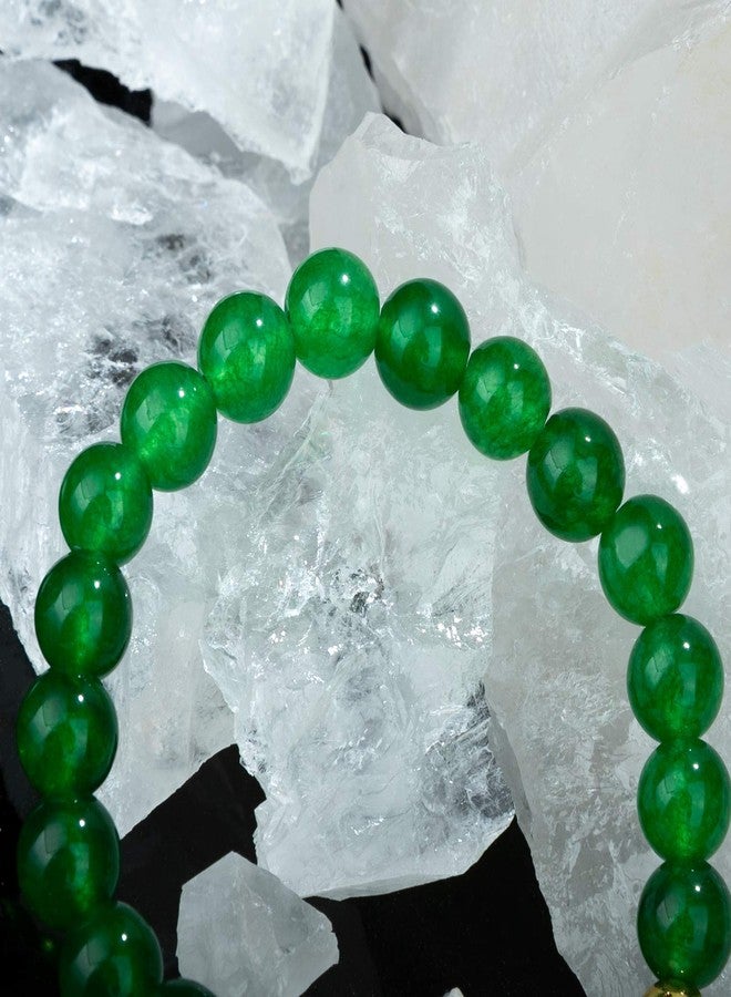 ZenBless Fengshui Porsperity Jade Bracelet Lucky Charm Feng Shui Black Obsidian Wealth Bracelet Gift for Men Women with Gold Plated Pi Xiu Pi Yao Attract Wealth Good Luck(Green) - Image 5