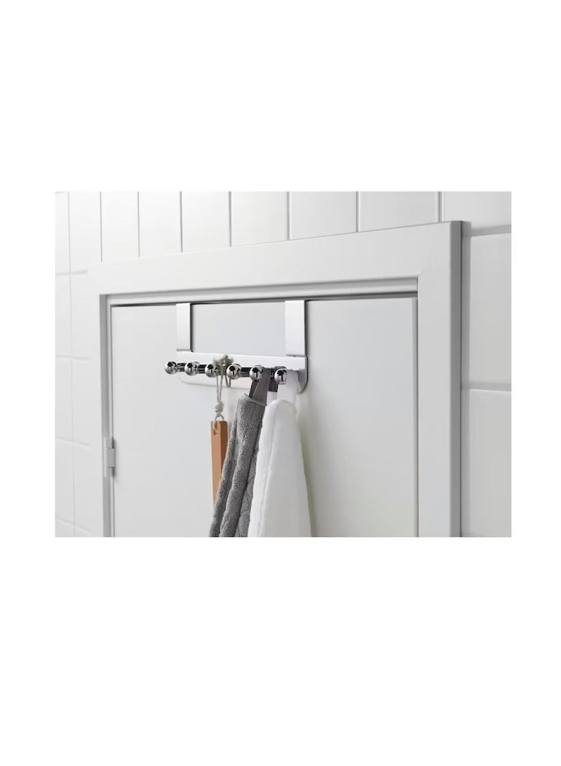 Hanger for door, chrome effect - Image 3