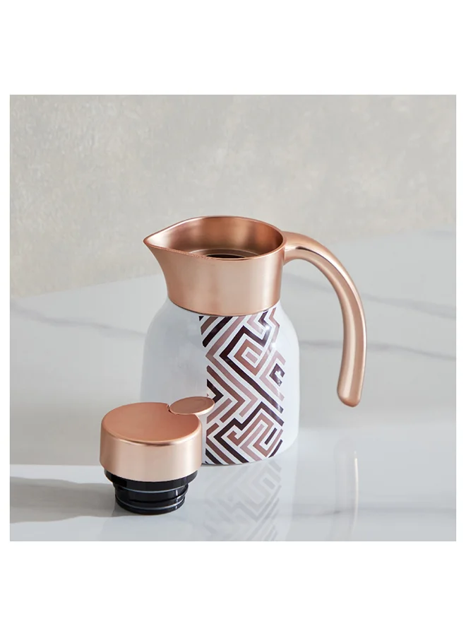 Home Box Ridge Geo Stainless Steel Vacuum Flask 600 ml