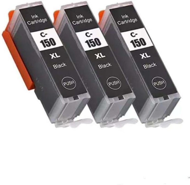 3pcs Compatible Ink Cartridge PGI 150 CLI 151 for IP7210 MG5410 MG5510 MG6410 MG6610 - Image 1