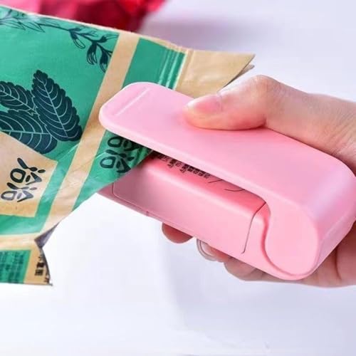 V2H Portable Heat Sealer Mini Sealing Machine for Food Storage Vacuum Bag, Chip, Plastic, Snack Bags, Package Home Closer Storage Tool(Set of 1) - Image 1