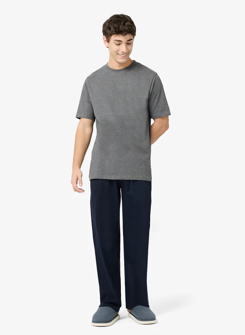 Seventy Five  Essential Short Sleeve T-Shirt And Pyjamas Set for Men | Best Price UAE