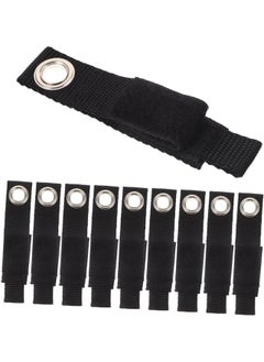 yongsheng 10pcs Hook and Loop Storage Strap Cable Fasteners Data Cable Organizers Household Wire Organizers Hitch Shackle Cord Storage Straps  - Image 1
