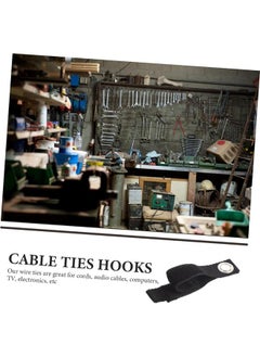 yongsheng 10pcs Hook and Loop Storage Strap Cable Fasteners Data Cable Organizers Household Wire Organizers Hitch Shackle Cord Storage Straps  - Image 3