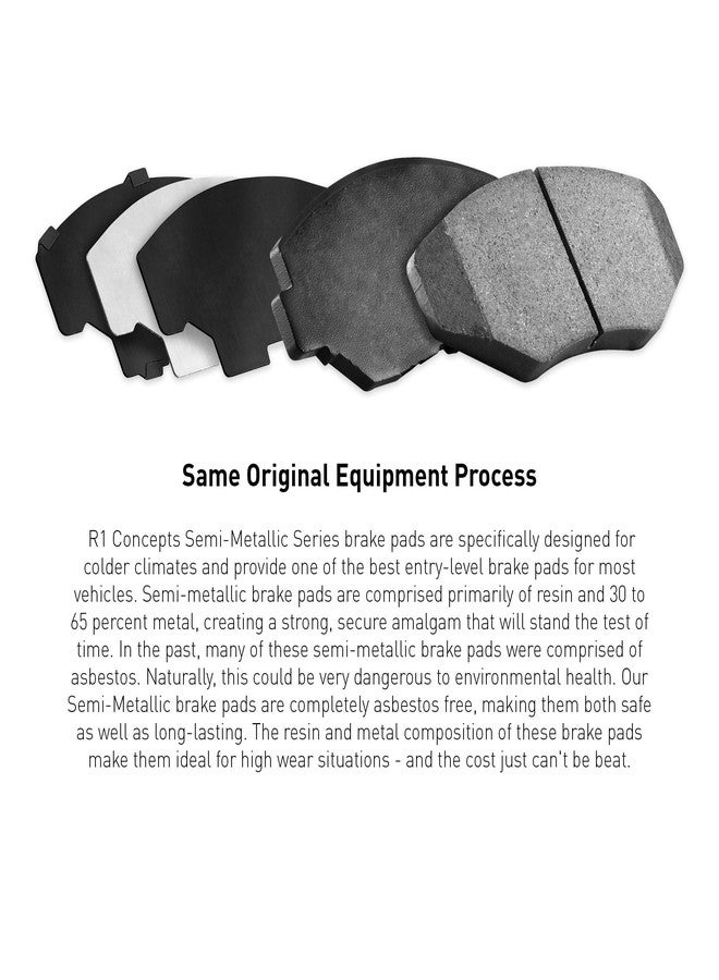 R1 Concepts Front R1 concepts Semi-Metallic Series Brake Pads 2311-0822-00 - Image 3