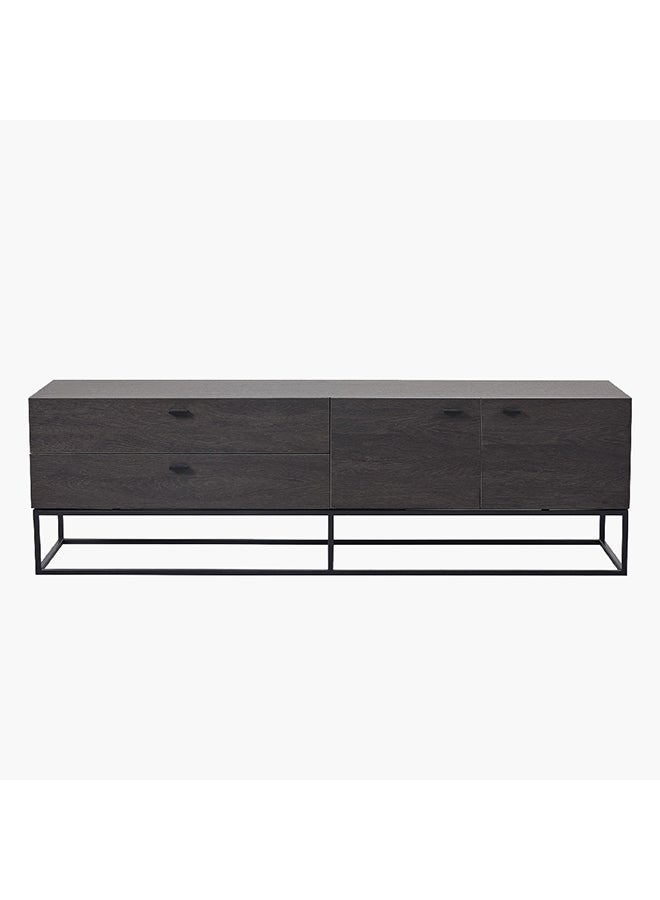 Home Box Majestic Low TV Unit for TVs up to 65 inches 40.6 x 48.2 x 160 cm - Image 2