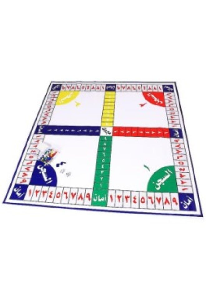 Toy Box - Alshesh Game Flex Sheet Small 4 Players with Dice - Image 1