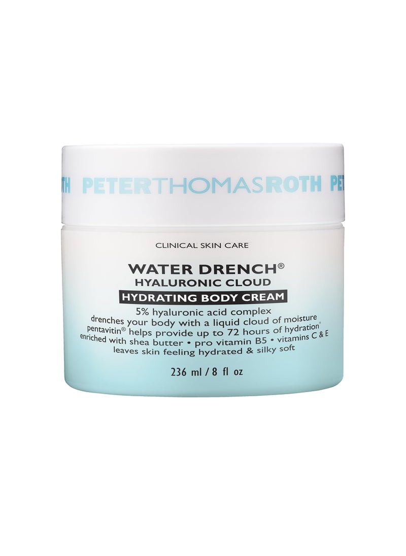 PETER THOMAS ROTH - Peter Thomas Roth Water Drench Hyaluronic Cloud Hydrating Body Cream | Hyaluronic Acid Body Moisturizer For Dry Skin, Up to 72 Hours of Hydration - Image 1