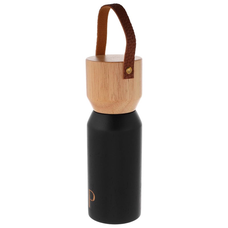 6 Inch Wooden Manual Pepper Grinder And Salt Mill For Kitchen Bbq Camping - Image 2