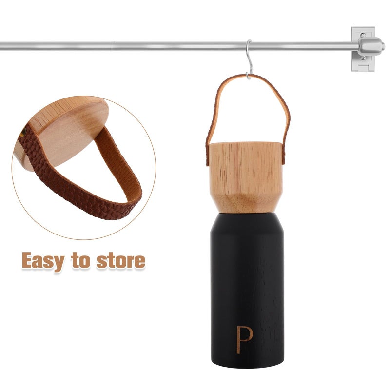 6 Inch Wooden Manual Pepper Grinder And Salt Mill For Kitchen Bbq Camping - Image 4