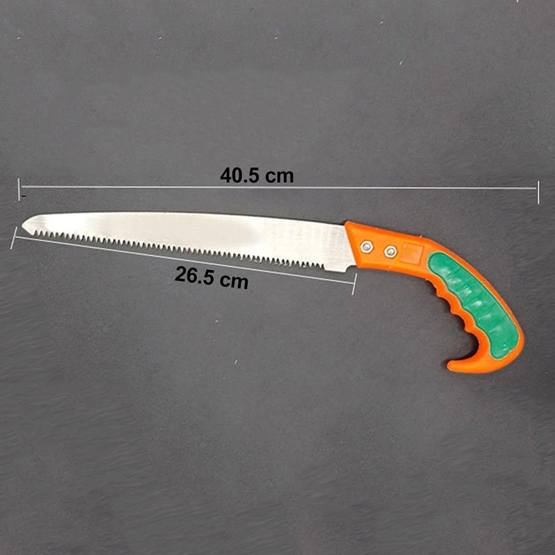 Garth Garden Pruning Saw 270mm – Carbon Steel Tree Pruner with Pole Slot, Lightweight Hand Tool for Branch Cutting, Durable Sharp Blades for Gardening, Wood Cutting, and Heavy-Duty Shearing (Set of 1) - Image 2