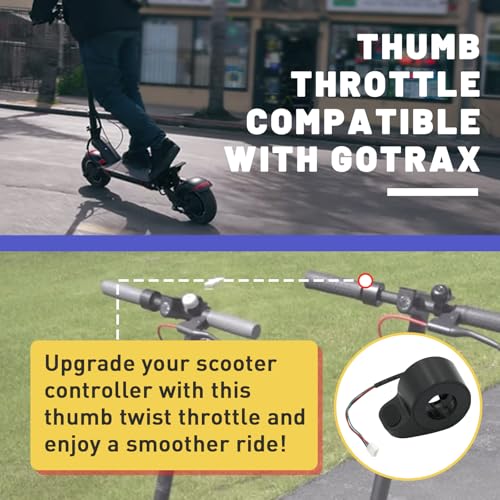 HAVANSIDY Universal Electric Scooter Thumb Throttle Compatible with Gotrax GXL V2, Finger Throttle Accelerator Speed Control Replacement for Gotrax Booster Scooter Parts - Image 3