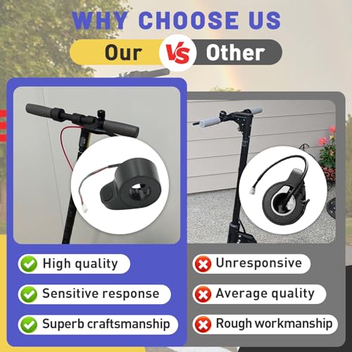 HAVANSIDY Universal Electric Scooter Thumb Throttle Compatible with Gotrax GXL V2, Finger Throttle Accelerator Speed Control Replacement for Gotrax Booster Scooter Parts - Image 4