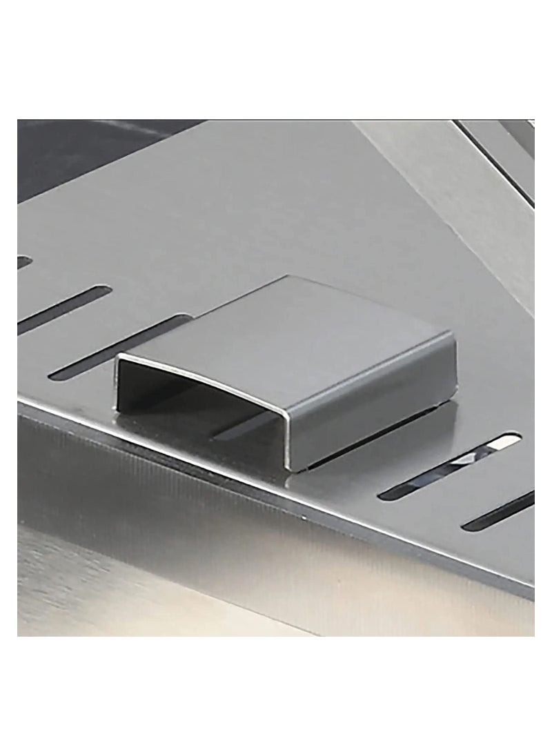 AtrauX - Manual Bone Meat Slicer, Stainless Steel Bone Cutter Machine, Rib Fish Chicken Beef Cutting Machine, with Slice Thickness Adjustment, for Home Cooking and Commercial Cooking - Image 1