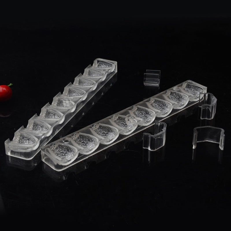 Grainrain polycarbonate chocolate mold polycarbonate chocolate bar mould 3D strawberry 2 part mold candy pastry tools (19294) - Image 4