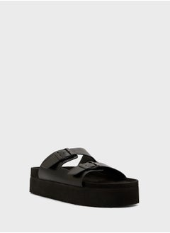 Truffle Flatform Comfy Footbed Sandal  - Image 2