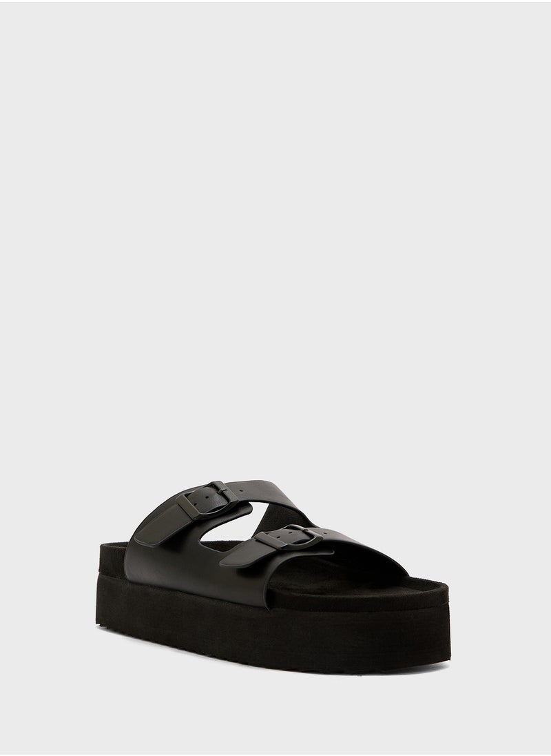 Truffle - Flatform Comfy Footbed Sandal - Image 1