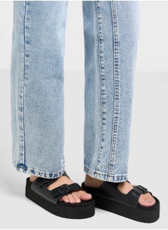 Truffle Flatform Comfy Footbed Sandal  - Image 5