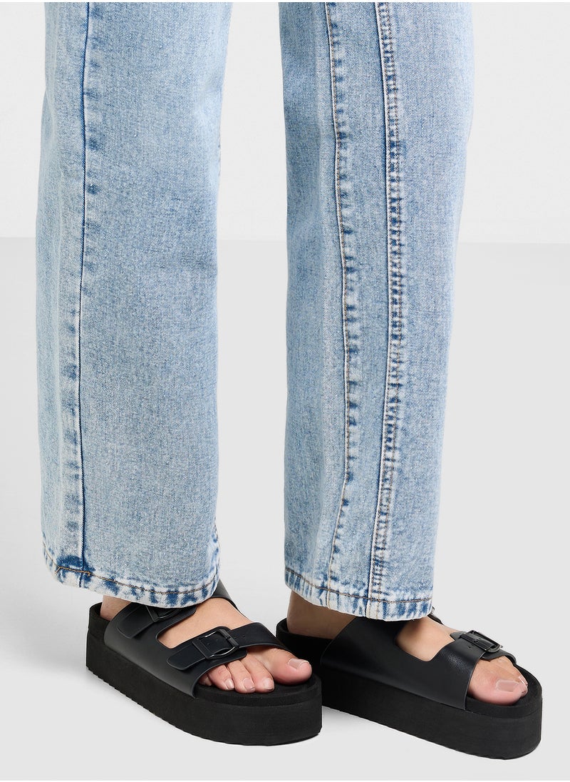 Truffle - Flatform Comfy Footbed Sandal - Image 1