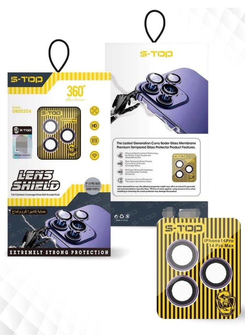 S-TOP Anti-scratch tempered glass camera cover for iPhone 15 Pro Max - Image 4