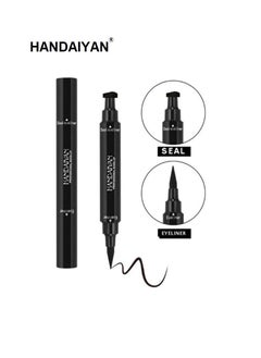 Handaiyan Waterproof Double Head Seal Stamp Eyeliner Black  - Image 5