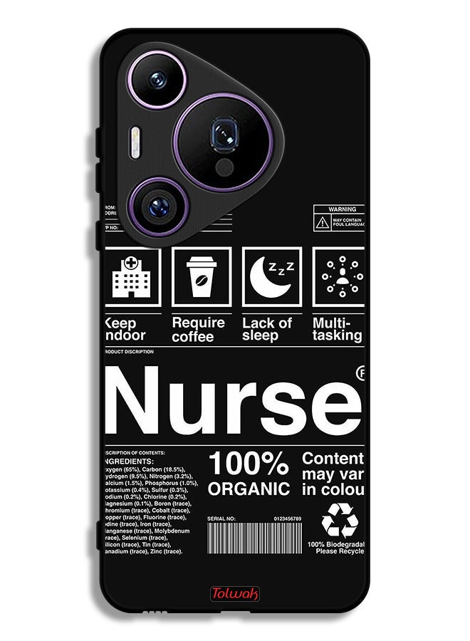 Tolwak Huawei Pura 70 Pro Protective Case Cover Nurse Sticker - Image 1