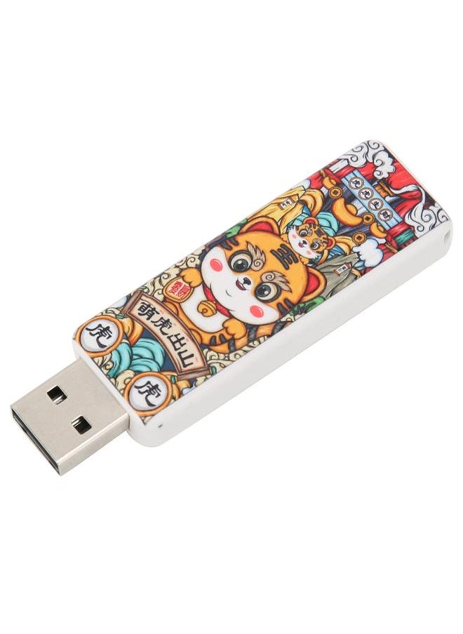 Thoraya Cute cartoon USB flash drive gift USB flash drive computer car USB flash drive tiger out of the mountain 16GB  - Image 2