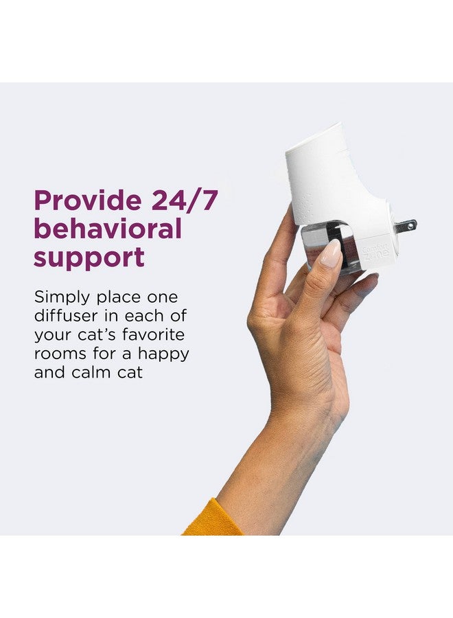 كومفورت زون موزع تهدئة القطط المتعددة: 3 موزعات فيرومونات و6 عبوات قابلة لإعادة التعبئة - Image 5